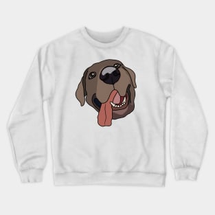 Brown Labrador Crewneck Sweatshirt